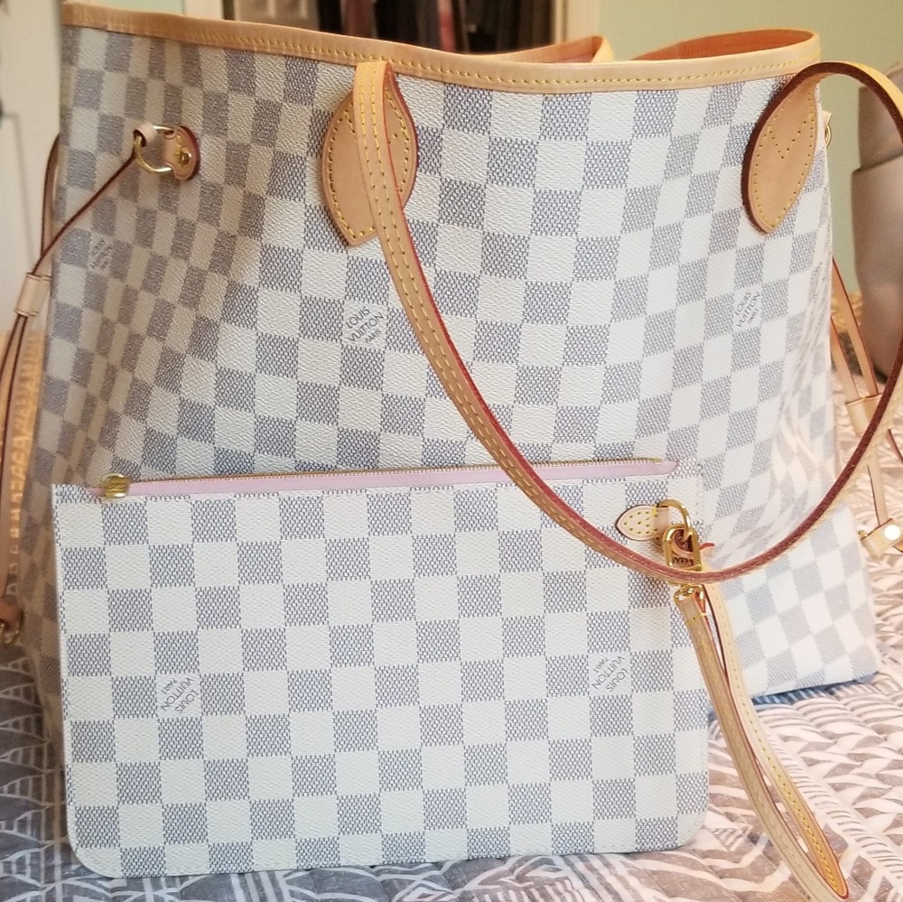 NEW Louis Vuitton Neverful Damier Ballerine GM